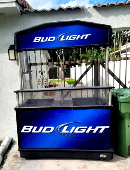 5' ft Bud Light Kiosk Cooler Mobile Show Beer Concession Stand