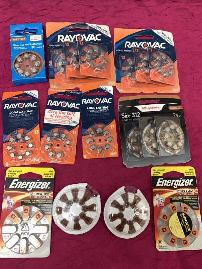 11- New Assorted Hearing Aid Batteries