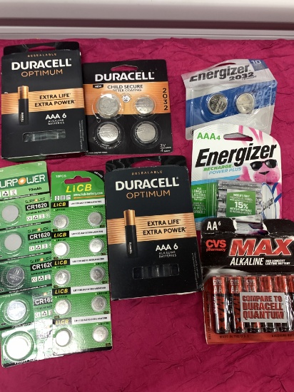 7- New Batteries Assorted