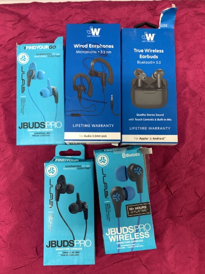 5- New Assorted Ear Buds