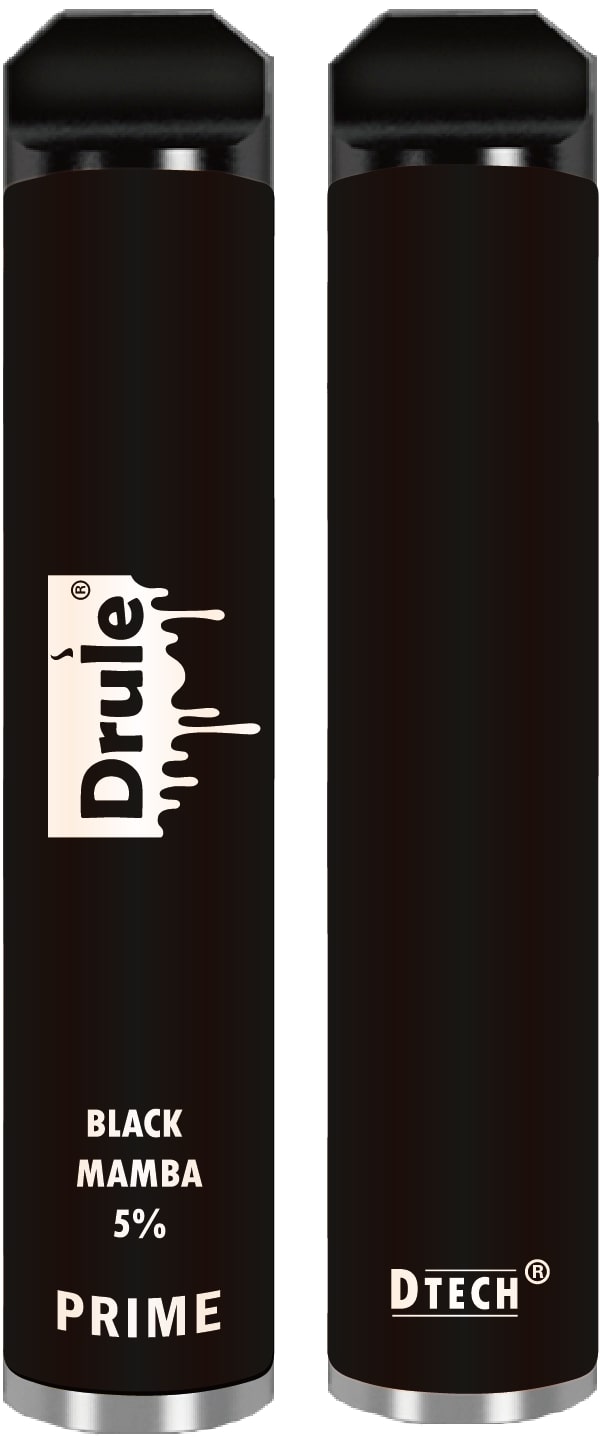 Drule Prime Disposable Vape Pen - Black Mamba | Proxibid Drule Prime Disposable Vape Pen - Black Mamba | Proxibid