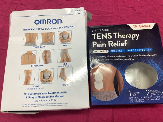 2- New Teerapy Items  1- Omron Terapy, 1- Tens Therapy