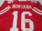 Joe Montana of the San Francisco 49ers signed autographed football jersey PAAS COA 416