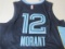 Ja Morant of the Memphis Grizzlies signed autographed basketball jersey PAAS COA 813