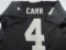 Derek Carr of the LV Raiders signed autographed football jersey PAAS COA 727