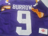 Joe Burrow of the LSU Tigers signed autographed football jersey PAAS COA 277