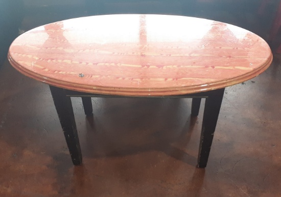 Oval Table - 36 x 20 x 18 - As Is