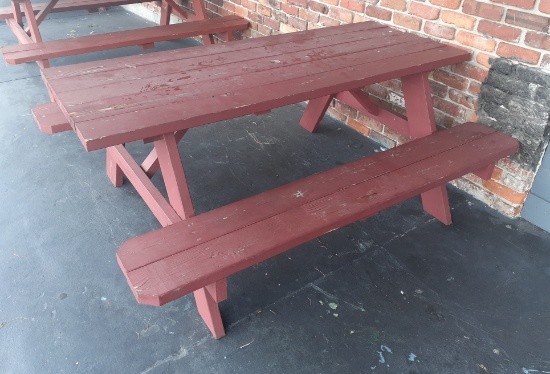 Wooden Picnic Tables - 72 inches long