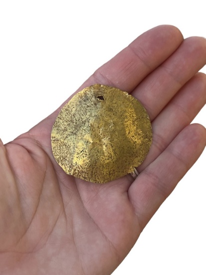 Pre-Columbian Tairona Solid Gold Pendant