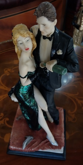 Couple Celebrating in Porcelain - 10.5 in.