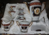 Tea Set - Versace Style - New in the Box - 6 placesetting