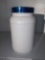 Plastic White Canister with Lids - Gallon