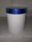 Plastic white Canister with Lids - 55 oz