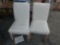 2 cloth chairs
