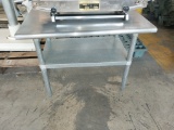 36 in. Stainless Steel Table