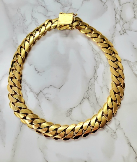 Solid MIAMI CUBAN Link 14k Yellow Gold 800 grams 24" Necklace