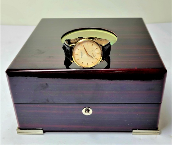 Genuine Mens PATEK PHILIPPE 18K Yellow Gold Calatrava w/ Box