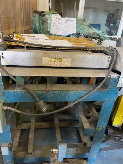 1/2" Wire Mesh and Metal Straightening Machine - Dimensions: 53"L x 45"W x 55"H - Approx Weight 2,50
