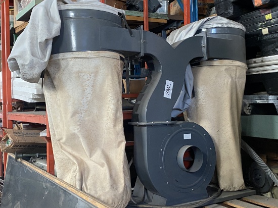 Commercial 2 Bag Dust Collector 115/220V - 1Ph Warehouse Dust Collector