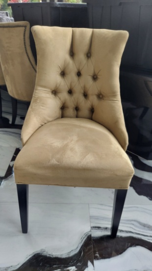 Push Pin Velour Bar Stools