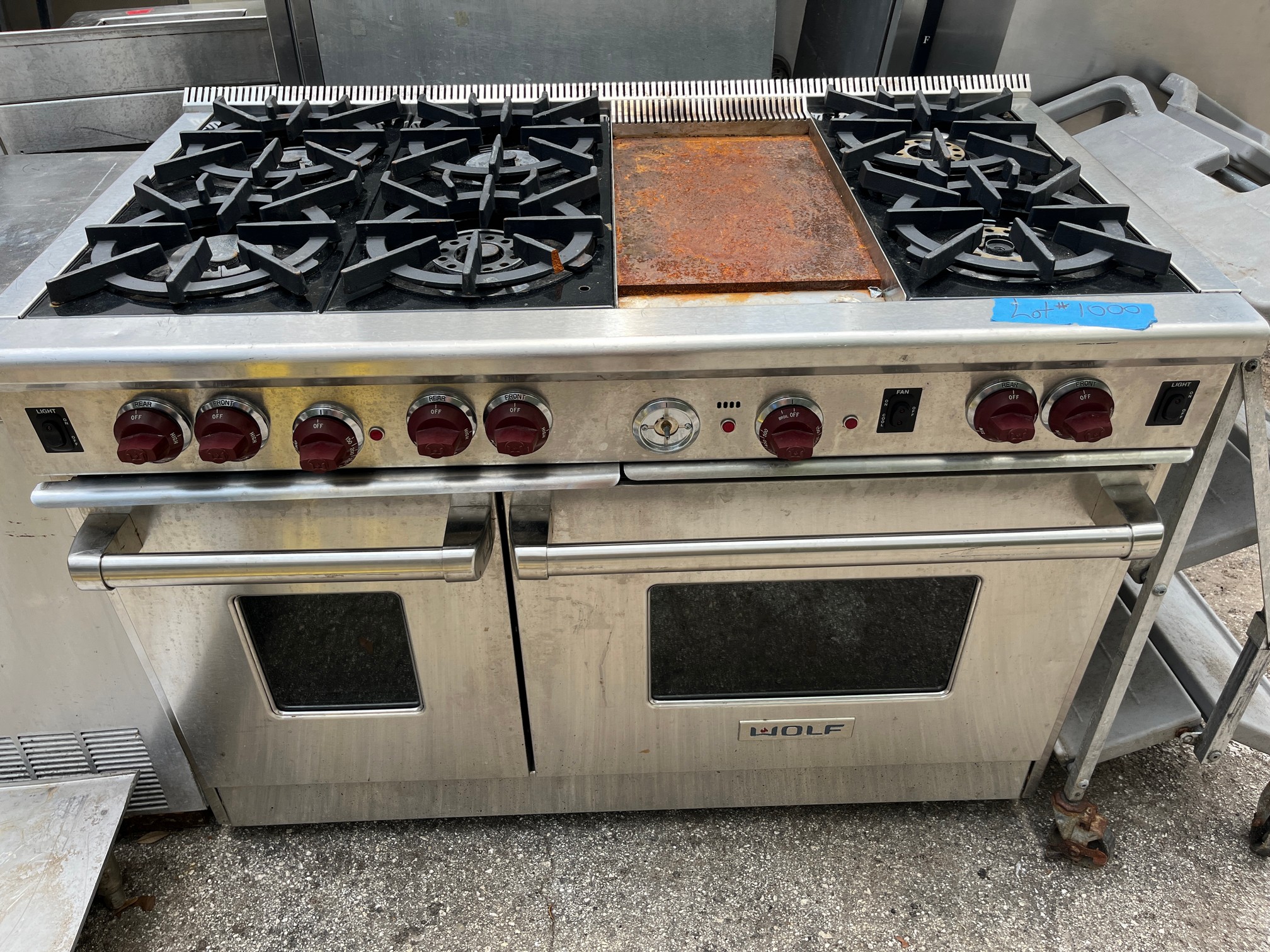 Wolf Flat Top Grill Wolf 48