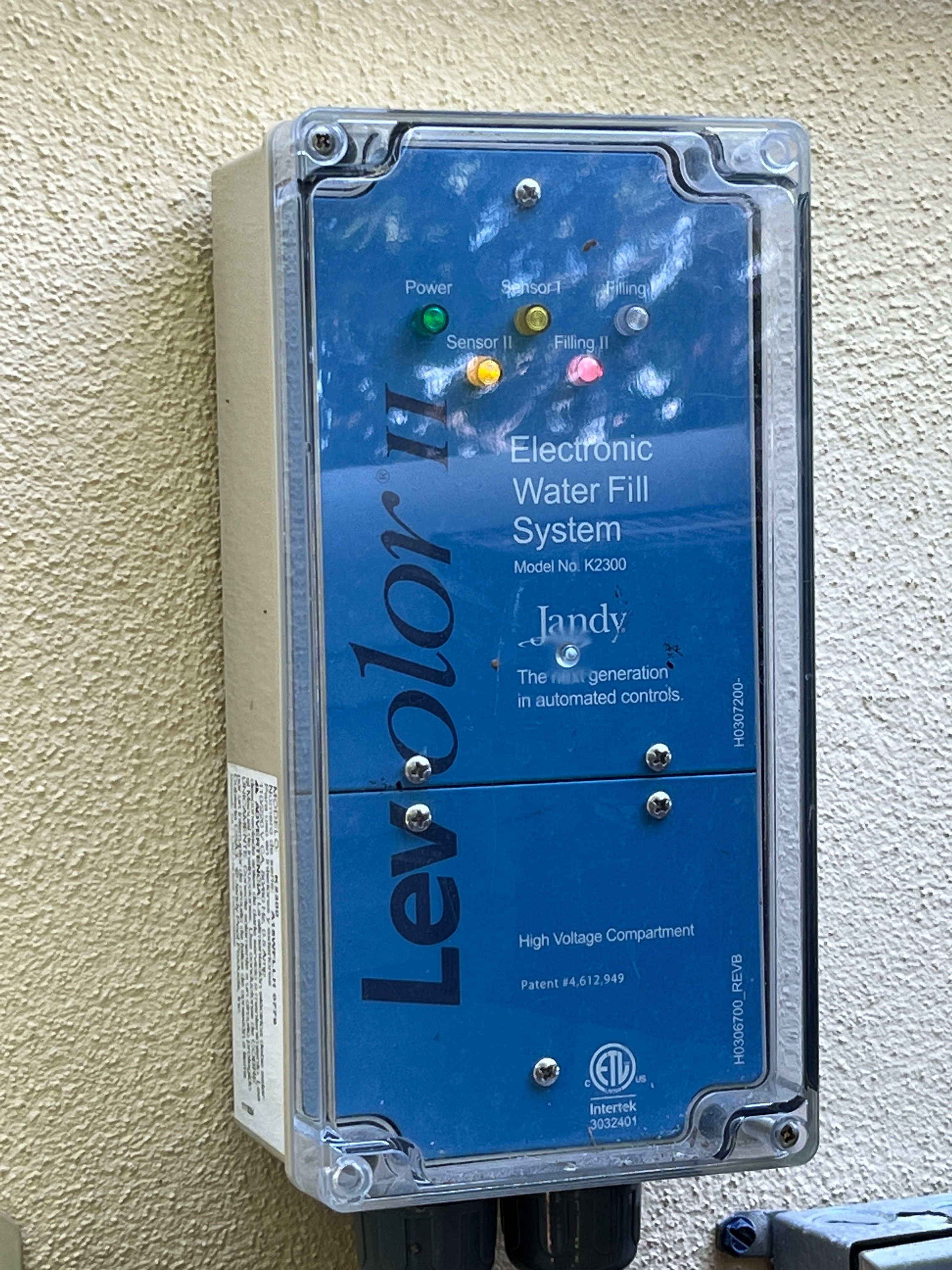 Jandy Levolor ll Electronic Water Fill System Proxibid