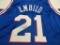 Joel Embiid of the Philadelphia 76ers signed autographed basketball jersey PAAS COA 432