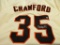 Brandon Crawford of the SF Giants signed autographed baseball jersey PAAS COA 280