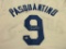 Vinnie Pasquantino of the KC Royals signed autographed baseball jersey PAAS COA 407