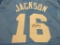 Bo Jackson of the KC Royals signed autographed baseball jersey PAAS COA 181