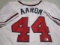 Hank Aaron of the Atlanta Braves signed autographed baseball jersey ERA COA 020