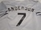 Tim Anderson of the Chicago White Sox signed autographed baseball jersey PAAS COA 245