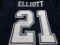 Ezekiel Elliott of the Dallas Cowboys signed autographed football jersey PAAS COA 242