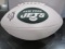 Zach Wilson of the NY Jets signed autographed logo football PAAS COA 580