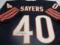 Gale Sayers of the Chicago Bears signed autographed football jersey PAAS COA 562