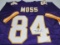 Randy Moss of the Minnesota Vikings signed autographed football jersey PAAS COA 635