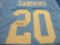 Barry Sanders of the Detroit Lions signed autographed football jersey PAAS COA 360