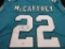 Christian McCaffrey of the Carolina Panthers signed autographed football jersey PAAS COA 079