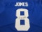 Daniel Jones of the NY Giants signed autographed football jersey PAAS COA 006