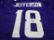 Justin Jefferson of the Minnesota Vikings signed autographed football jersey PAAS COA 039