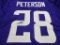 Adrian Peterson of the Minnesota Vikings signed autographed football jersey PAAS COA 668