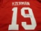 Steve Yzerman of the Detroit Red Wings signed autographed hockey jersey PAAS COA 991