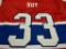 Patrick Roy of the Montreal Canadiens signed autographed hockey jersey PAAS COA 879