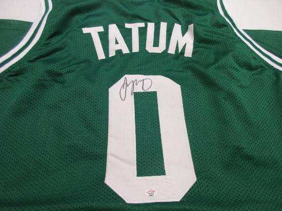 Jayson Tatum of the Boston Celtics signed autographed basketball jersey PAAS COA 551