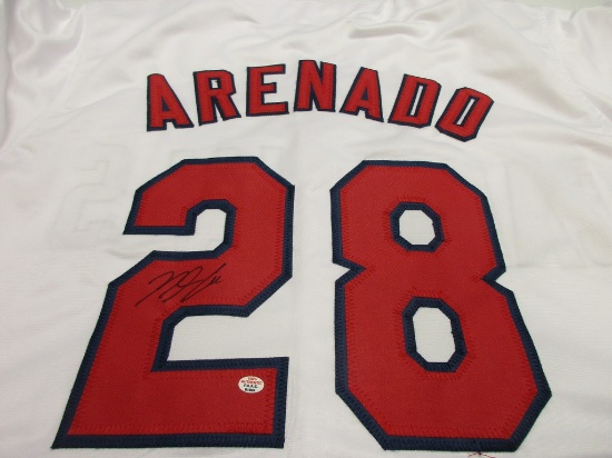 Nolan Arenado of the St Louis Cardinals signed autographed baseball jersey PAAS COA 896