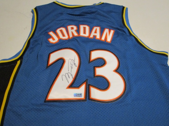 Michael Jordan of the Washington Wizards signed autographed basketball jersey ERA COA 885