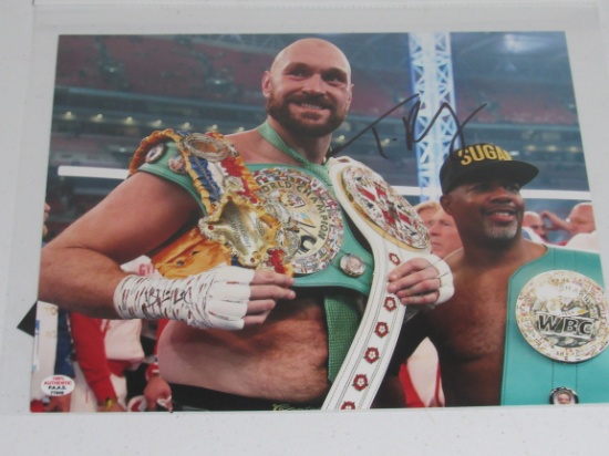 Tyson Fury signed autographed 8x10 photo PAAS COA 949