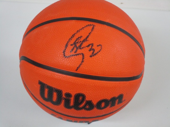 Stephen Curry of the Golden State Warriors signed autographed mini basketball PAAS COA 669