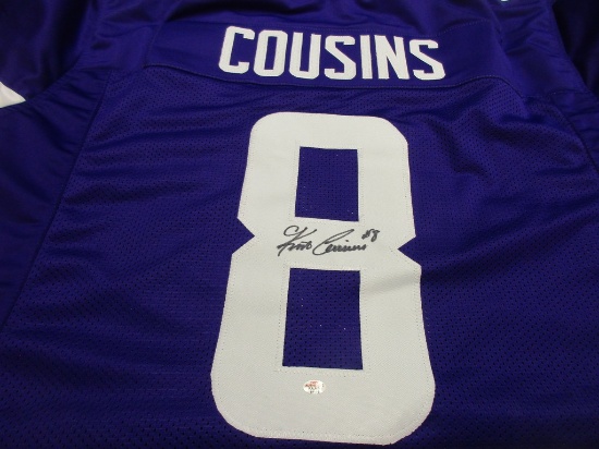 Kirk Cousins of the Minnesota Vikings signed autographed football jersey PAAS COA 650