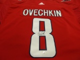 Alexander Ovechkin of the Washington Capitals signed autographed hockey jersey PAAS COA 280